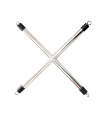 Крест бондажный, металл, Серебро