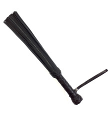 Плеть флоггер из Ремённой кожи Черный 50 см