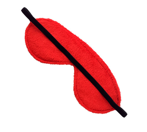 Маска на глаза NeDlyaSkuki Soft Touch красная 