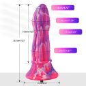 Фалоімітатор для секс-машин Hismith 10.3″ Silicone Monster Dildo Series, система кріплення KlicLok