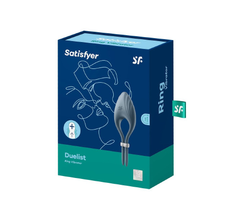 Эрекционное кольцо Satisfyer Duelist Dark Blue