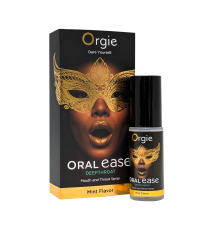 Спрей для глибокого мінету Orgie Oral Ease Deepthroat (15 мл), м'ятний, без анестетиків
