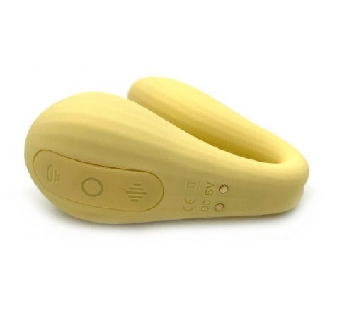 Вакуумний вагінально-кліторальний стимулятор Magic Motion Bobi Yellow, керування зі смартфона