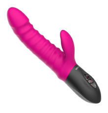 Пульсатор-кролик Leten Vibrator Passionate с подогревом и вибрацией клиторального отростка