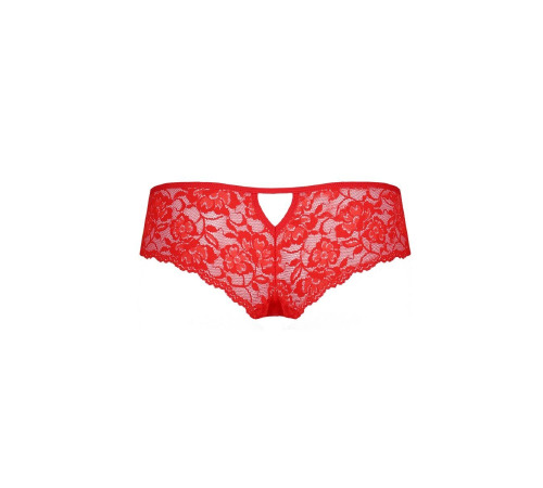 Трусики-бразилиана из цветочного кружева Raja Thong red XXL/XXXL - Passion
