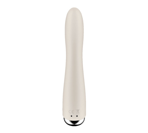 Вібратор точки G з обертанням Satisfyer Spinning Vibe 1 Beige, 2 мотори