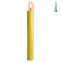 Свеча БДСМ Тонкая Желтая высота 16 см