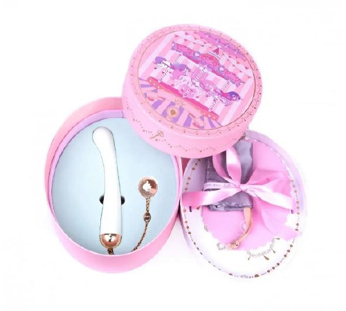 Вибратор для точки G с подключением к телефону ZALO Momoko Vanilla White