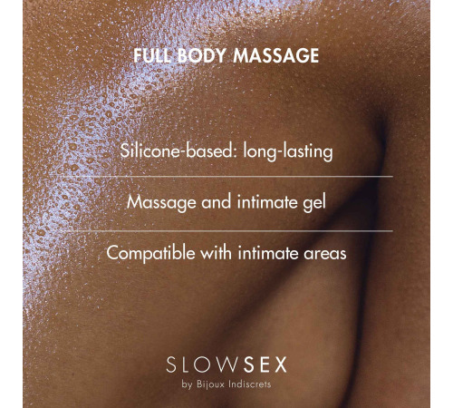 Силіконовий гель для масажу всього тіла Bijoux Indiscrets Slow Sex Full body massage