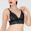 Эротический комплект кружевного белья Анжелика, лиф и трусики