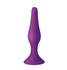 Анальная пробка на присоске MAI Attraction Toys №34 Purple, длина 12,5см, диаметр 3,2см