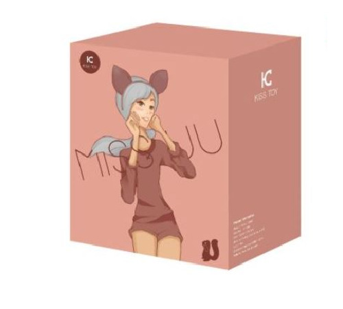 Вакуумный стимулятор с вибрацией KISTOY Miss UU Orange, игрушка 2-в-1