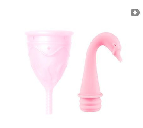 Менструальная чаша Femintimate Eve Cup размер L с переносным душем, диаметр 3,8см