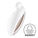 Вибратор для наружной стимуляции Satisfyer Spot On 2 White, очень мощный, гибкий отросток