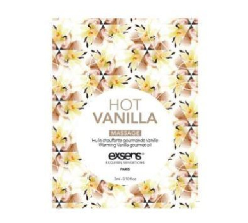 Пробник масажної олії EXSENS Hot Vanilla 3мл