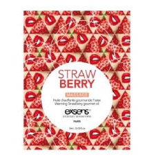Пробник массажного масла EXSENS Strawberry 3мл