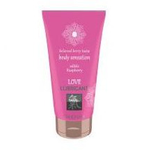 Съедобный лубрикант SHIATSU Love Малина, 75 мл 