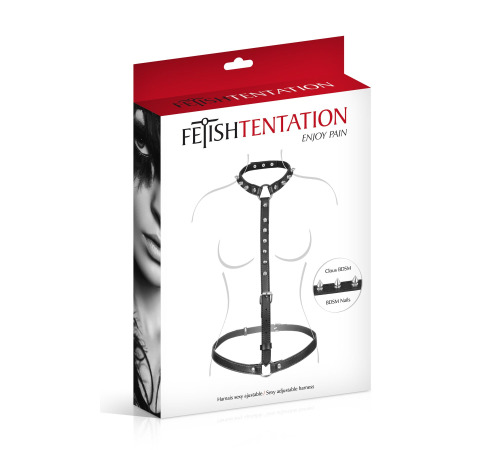 Портупея на тело Fetish Tentation Sexy Adjustable Harness