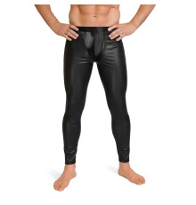 Мужские леггинсы Art of Sex - Matthias, цвет черный с матовым эффектом, размер L