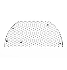 Маска на лицо Bijoux Indiscrets - Louise Mask, виниловая, клеевое крепление, без завязок