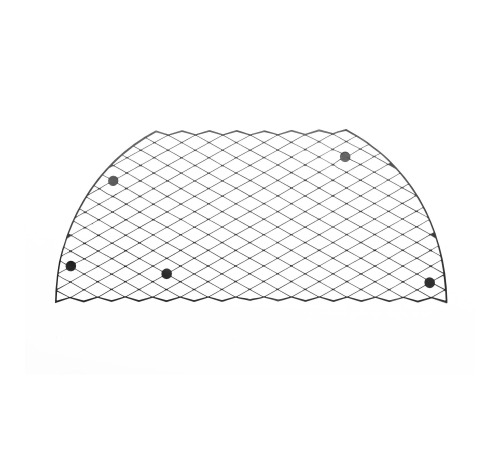 Маска на лицо Bijoux Indiscrets - Louise Mask, виниловая, клеевое крепление, без завязок