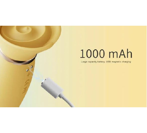 Вібратор з ротацією та вакуумною стимуляцією ZALO ROSE RABBIT PINK