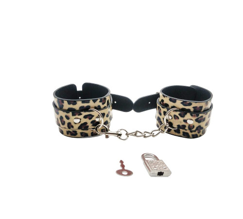 Набір MAI BDSM STARTER KIT Nº 75 Leopard: батіг, кляп, наручники, маска, нашийник, мотузка, затискач