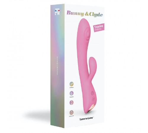 Вибратор-кролик с точечным массажем точки G - Love To Love Bunny&Clyde - Pink Passion