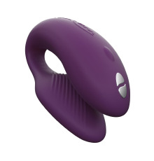 Смарт-вибратор для пар We-Vibe Chorus Purple, сенсорное управление вибрациями сжатием пульта