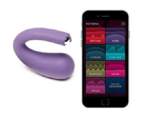 Премиум виброяйцо со стимуляцией клитора Je Joue - DUA Purple, управление со смартфона, 2 мотора