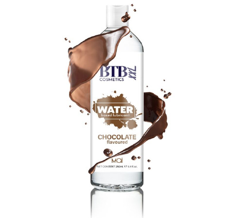 Смазка на водной основе BTB FLAVORED CHOCOLATE с ароматом шоколада (250 мл)