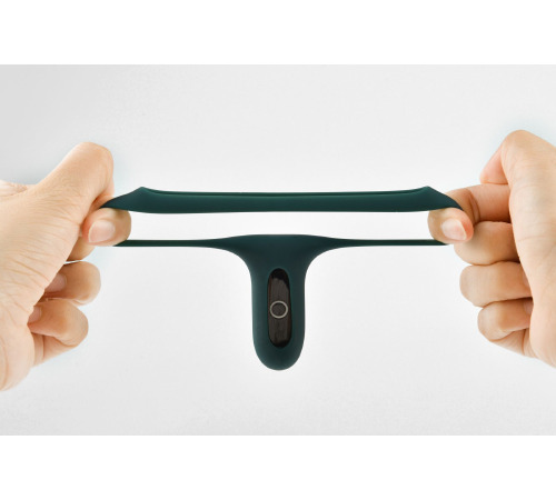 Подвійне ерекційне кільце Fun Town Rise Turquoise, керування зі смартфона