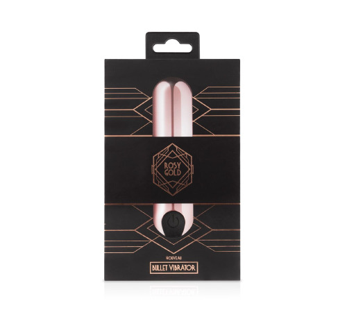 Вибропуля Rosy Gold - Nouveau Bullet Vibrator, перезаряжаемая