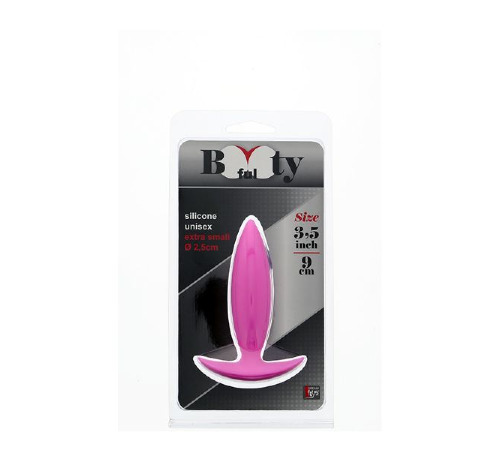 Анальна пробка BOOTYFUL XTRA SMALL 3.5INCH, PINK