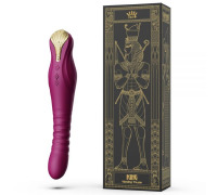 Вібромасажер з фрикціями та керуванням зі смартфона ZALO KING, Velvet