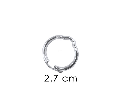 Металеве кільце на пеніс із клямкою №2