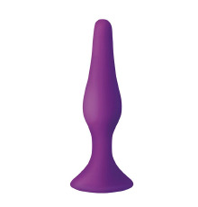 Анальна пробка з присоскою MAI Attraction Toys №35 Purple, довжина 15,5 см, діаметр 3,8см