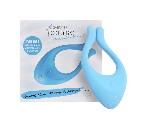 Вібратор для пар Satisfyer Endless Love Blue, 3 незалежні мотори, багатофункціональний