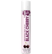 Лубрикант на водной основе Wet Oral Play Black Cherry (30 мл), съедобный, без сахара