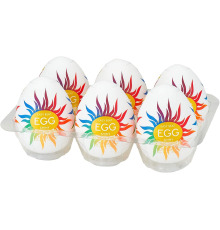 Набор мастурбаторов-яиц Tenga Egg Shiny Pride Edition (6 яиц)
