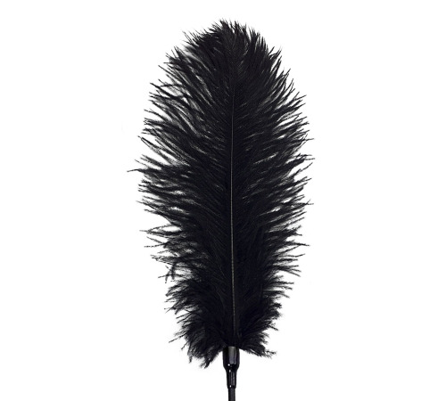 Щекоталка со страусиным пером  Art of Sex - Feather Tickler, цвет Черный