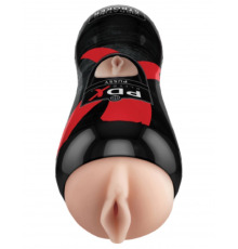 Мастурбатор з вібрацією Pipedream pdx elite vibrating stroker Pussy