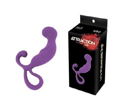 Массажер простаты MAI Attraction Toys №80 Purple, длина 13.4см, диаметр 3.2см