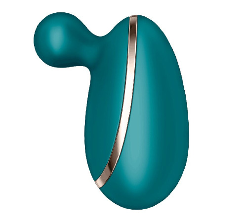 Вибратор для наружной стимуляции Satisfyer Spot On 1 Green, гибкий отросток