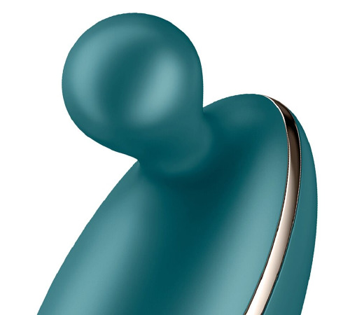 Вибратор для наружной стимуляции Satisfyer Spot On 1 Green, гибкий отросток