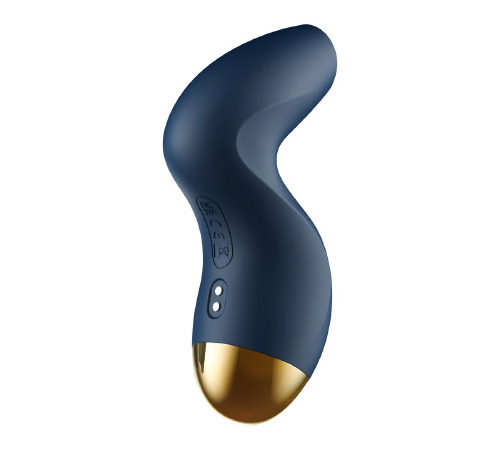 Вакуумний кліторальний стимулятор Svakom Pulse Pure Navy Blue, 5 режимів, 5 інтенсивностей у кожному