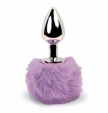Анальная пробка FeelzToys - Bunny Tails Butt Plug Purple