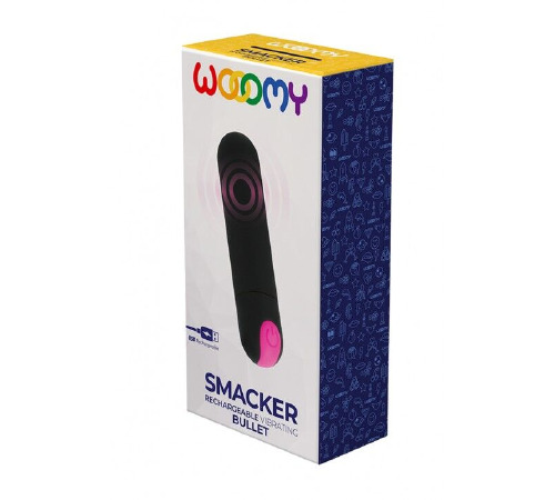 Вибропуля Wooomy Smacker, перезаряжаемая, 10 скоростей вибрации