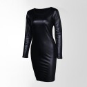 Сексуальна вінілова сукня Кім