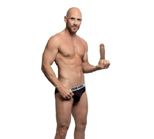 Фалоімітатор Fleshlight Guys: Johnny Sins Dildo, за зліпком пеніса, лисий з Браззерс
